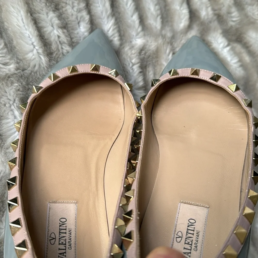 Valentino Rockstud Flats - Picture 4 of 9